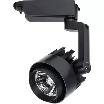 Трековый светильник однофазный 220V светодиодный Arte Lamp Vigile A1620PL-1BK