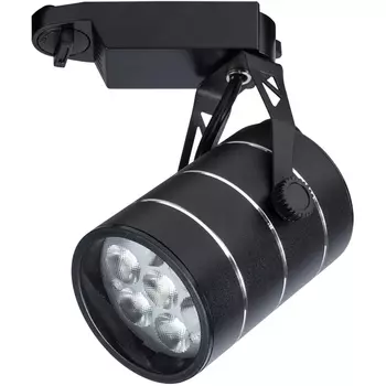 Трековый светильник однофазный 220V светодиодный Arte Lamp Cinto A2707PL-1BK
