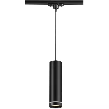 Cветильник светодиодный трековый однофазный трехжильный IP20 3000K 12W 160-265V NT18 черный Novotech Arum 357693