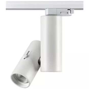 Светильник трековый однофазный трехжильный IP20 3000K 15W 220-240V NT18 белый Novotech Blade 357546