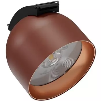 Трековый светодиодный светильник Kink Light Сатори 6428,06 терракотовый Led 9W