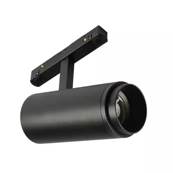 Трековый светодиодный светильник 48V магнитный MyFar RayZoom MT0222-20W3K-S-B