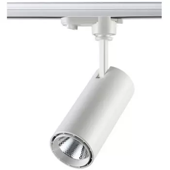Cветильник светодиодный трековый однофазный трехжильный IP20 4000K 15W 160-265V NT18 098 белый Novotech Selene 357547