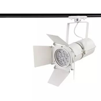 Трековый светильник однофазный 220V светодиодный Lights Arte Lamp Obiettivo A6312PL-1WH