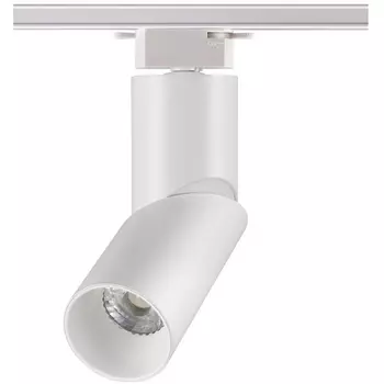 Светильник трековый однофазный трехжильный IP33 3000К 20W 110-265V NT18 белый Novotech Union 357838