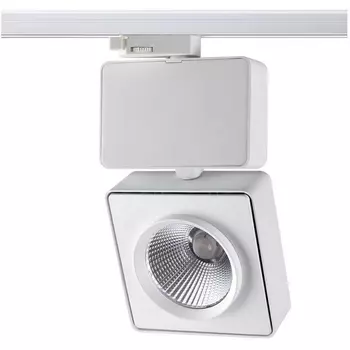 Светильник трековый однофазный трехжильный IP20 3000К 41W 220-240V NT18 083 белый Novotech Zeus 357871