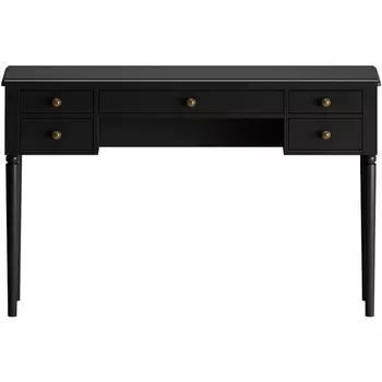 Туалетный столик Blues ОГОГО Обстановочка! (ЛДСП,МДФ/Черный) арт.909215