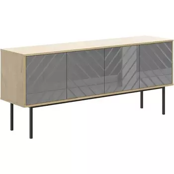 Тумба Boho большая ОГОГО (арт.571782), (ЛДСП/Серый,Дуб Корбридж) ОГОГО Обстановочка!