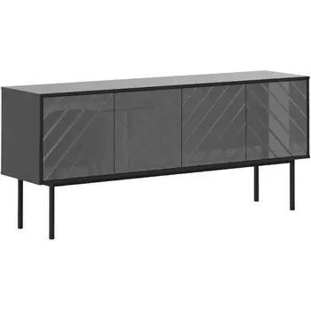 Тумба Boho большая ОГОГО (арт.578449), (ЛДСП/Серый,Черный) ОГОГО Обстановочка!