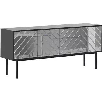 Тумба Boho большая ОГОГО (арт.578466), (ЛДСП/Черный) ОГОГО Обстановочка!