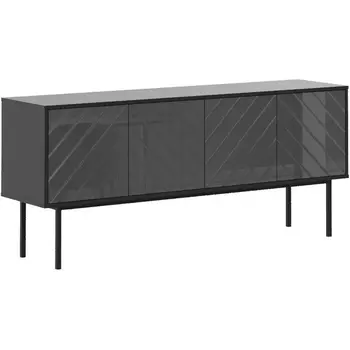 Тумба Boho большая ОГОГО (арт.578497), (ЛДСП/Серый,Черный) ОГОГО Обстановочка!