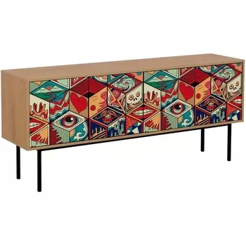 Тумба Boho Color большая ОГОГО (арт.599495), (ЛДСП/Дуб Корбридж) ОГОГО Обстановочка!