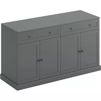 Тумба Caprio с ящиками и дверями ОГОГО (арт.463396), (ЛДСП/Серый) ОГОГО Обстановочка!