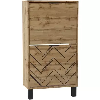 Тумба для обуви Калифорния Хигс ТО01 Дуб вотан/Черный от фабрики Калифорния