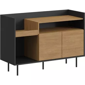 Тумба для винилового проигрывателя Look ОГОГО (арт.850300), (ЛДСП/Черный) ОГОГО Обстановочка!