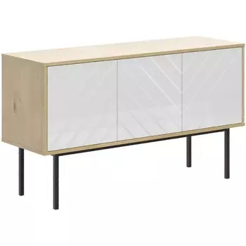 Тумба малая Boho ОГОГО (арт.571719), (ЛДСП/Белый,Дуб Корбридж) ОГОГО Обстановочка!