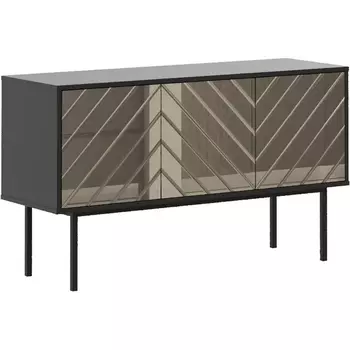 Тумба малая Boho ОГОГО (арт.578437), (ЛДСП/Черный,Бронзовый) ОГОГО Обстановочка!