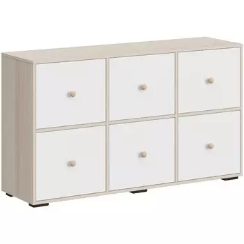 Тумба Play ОГОГО (арт.851793), (ЛДСП/Белый,Ясень Коимбра) ОГОГО Обстановочка!