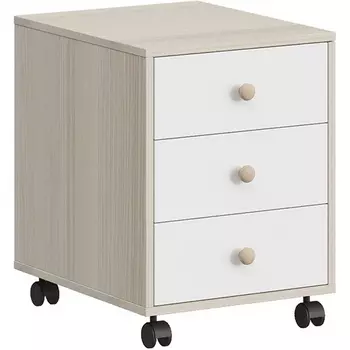 Тумба Play ОГОГО (арт.851795), (ЛДСП/Белый,Дуб Корбридж) ОГОГО Обстановочка!