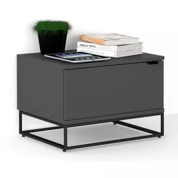 Тумба прикроватная City Lite графит R-Home арт.401050103h