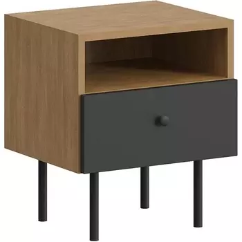 Тумба прикроватная Frida ОГОГО (арт.838930), (ЛДСП/Черный) ОГОГО Обстановочка!