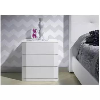 Тумба прикроватная М-112 белый Dupen M-112 white