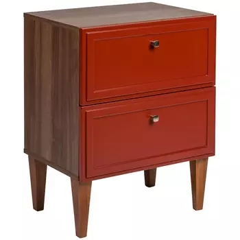 Тумба прикроватная R-Home Norton кармин