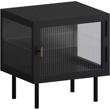 Тумба прикроватная The One ОГОГО Обстановочка! (ЛДСП/Черный) арт.920344