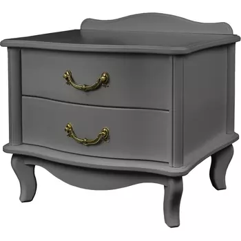 Тумбочка Джульетта 2 ящ. серый ясень Л Mebelik арт.008986