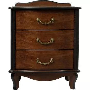 Тумбочка Джульетта 3 ящ. орех Л Mebelik арт.008540