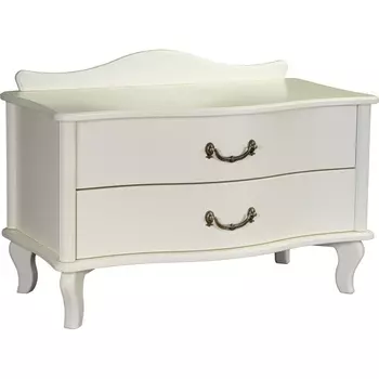 Тумбочка Джульетта широкая 2 ящика дуб шампань Л Mebelik арт.008615