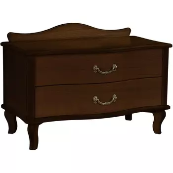 Тумбочка Джульетта широкая 2 ящика орех Л от фабрики Mebelik