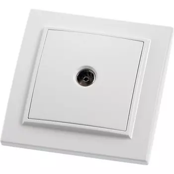 ТВ-розетка (белый) Stekker Эрна 39048