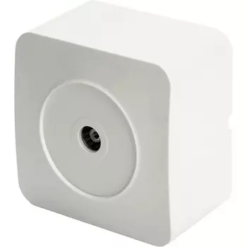 ТВ-розетка (белый) Stekker София 49299