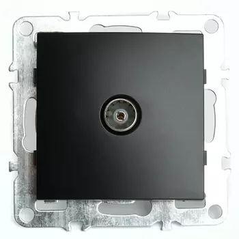 ТВ-розетка (черный) Stekker Эрна 49152