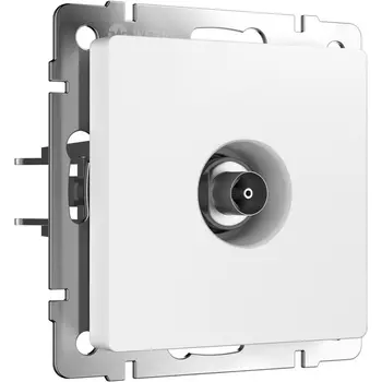 ТВ-розетка оконечная (белый матовый) Werkel W1183061 (a062409)