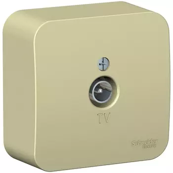 ТВ-розетка оконечная (бежевый) Systeme Electric Blanca BLNTA000017