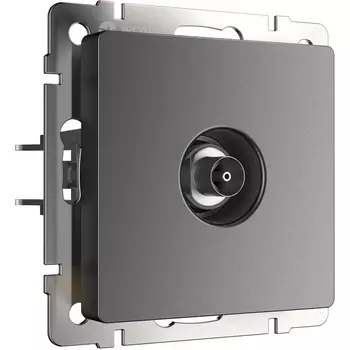 ТВ-розетка оконечная (графит матовый) Werkel W1183064 (a063109)