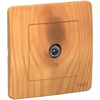 ТВ-розетка оконечная (ясень) Systeme Electric Blanca BLNTS000015