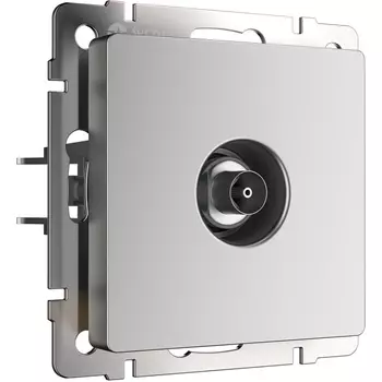 ТВ-розетка оконечная (серебряный матовый) Werkel W1183065 (a063621)