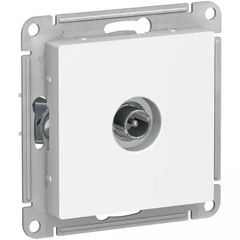 ТВ-розетка проходная (белый) Systeme Electric AtlasDesign ATN000191