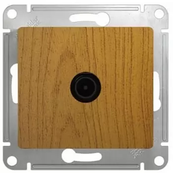 ТВ-розетка проходная (дуб) Systeme Electric Glossa GSL000592
