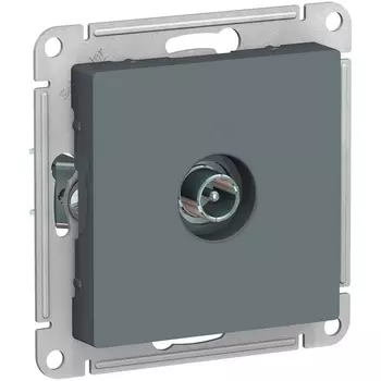 ТВ-розетка проходная (грифель) Systeme Electric AtlasDesign ATN000792