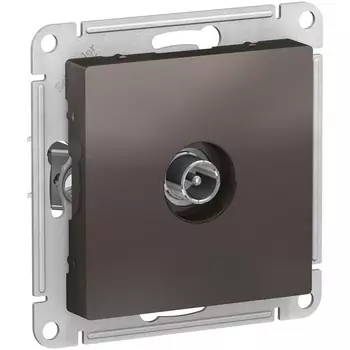 ТВ-розетка проходная (мокко) Systeme Electric AtlasDesign ATN000691