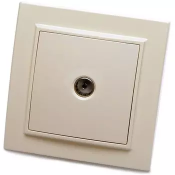 ТВ-розетка (слоновая кость) Stekker Эрна 39234