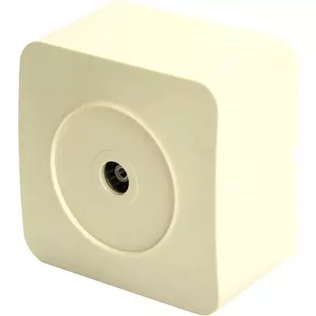 ТВ-розетка (слоновая кость) Stekker София 49480