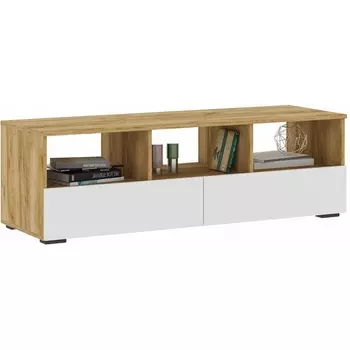 ТВ-тумба Элла ТБ 2 (Элла ТБ 02 белый / дуб крафт золото) Woodville арт.547999