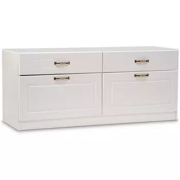 ТВ-тумба Mobi Ливерпуль белый / ясень ваниль 357760