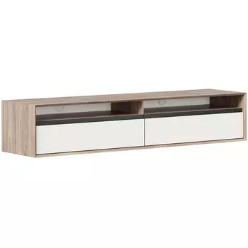 ТВ-тумбы Woodville Электра 1800 6651 Д вяз дымчатый / белый