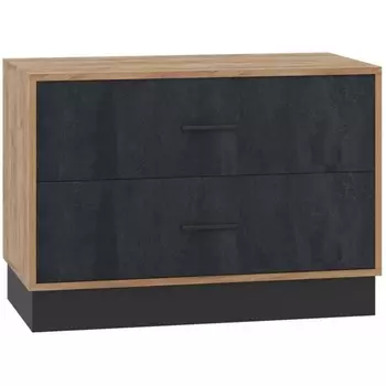 ТВ-тумбы Woodville Леви 85 дуб крафт золотой / черный / угольный камень